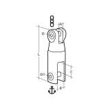 Douglas Marine Giunto ancora girevole disegno