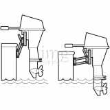 Supporto motore fuoribordo 8HP-4T 15HP-2T - Esempio