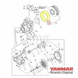 Filtro aria Yanmar 6LPA-STP - 6LY3-UTP - 6LYA-UTE spaccato