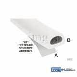 Guarnizione Trim-Lok profilo DD white adesivo HT