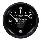 Indicatore pressione olio Uflex Ultra Black