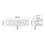 Faretto da coperta/pozzetto G-Line E160 18W Flood disegno