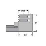 Terminale con 2 pulegge serie 100 Antal