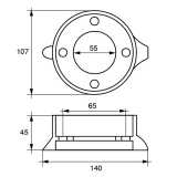 Anodo a collare per Sail Drive 110 VOLVO